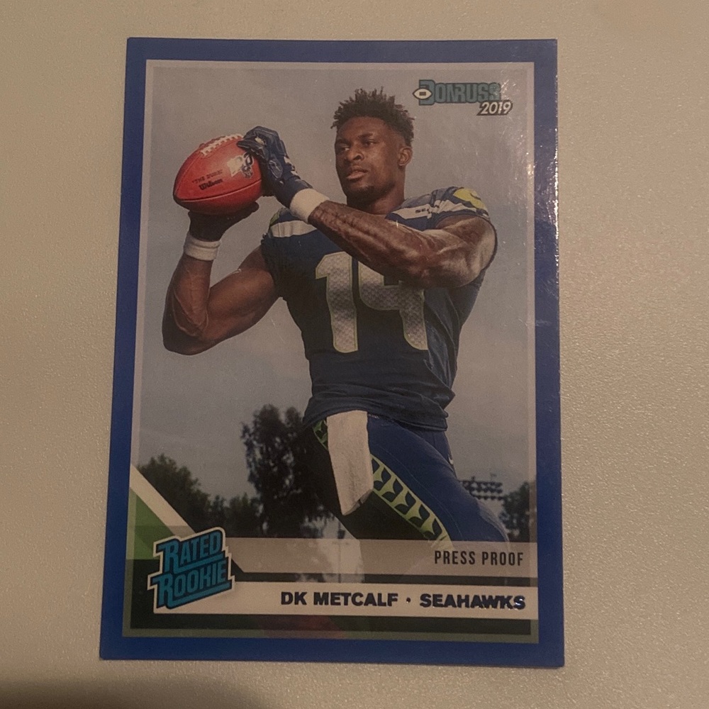 rated rookie press proof dk metcalf!!!!🔥